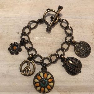 LUCKY BRAND DANGLE CHARM BRACELET